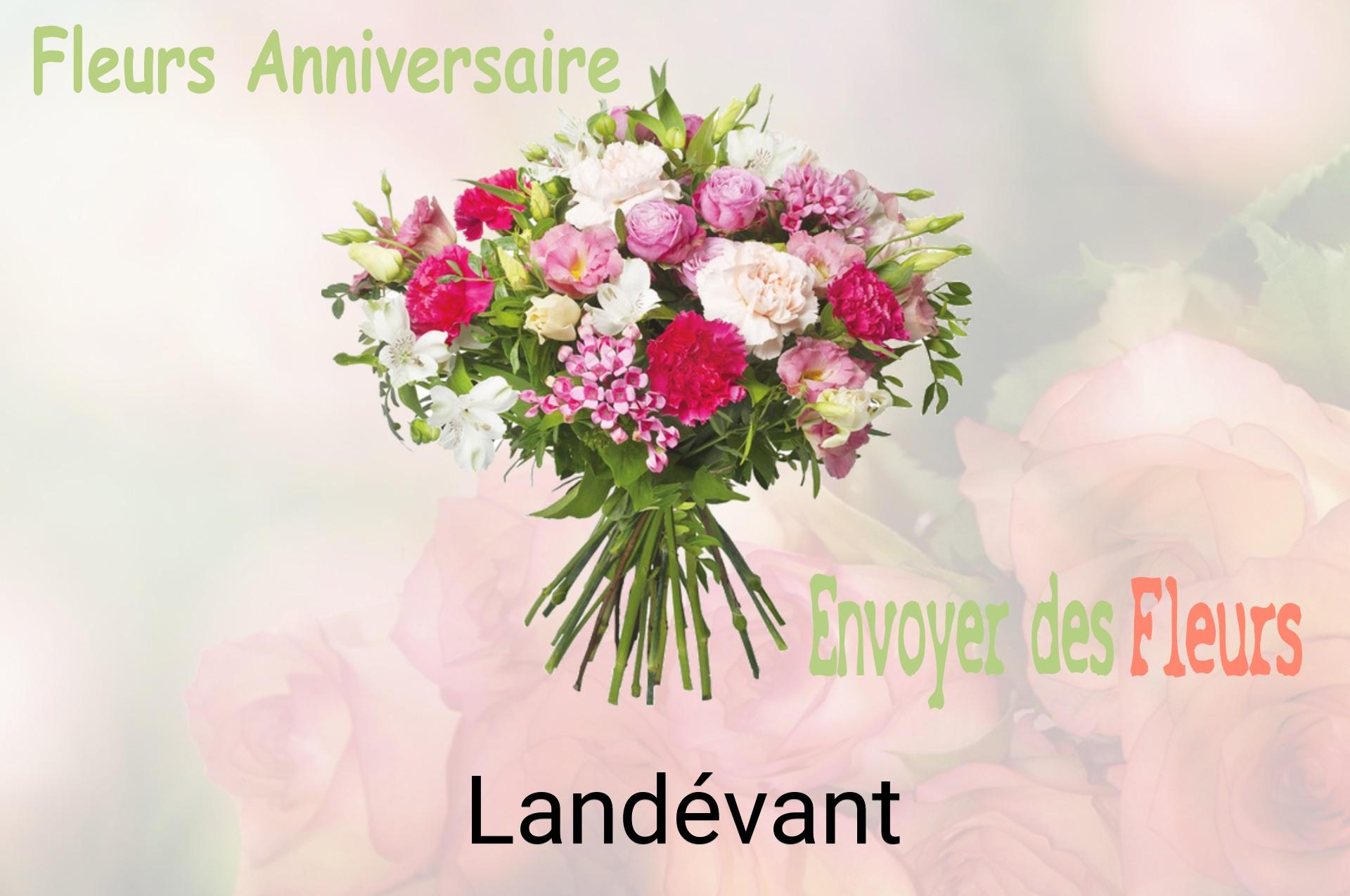 Bouquet de fleurs d’anniversaire livré à Landévant